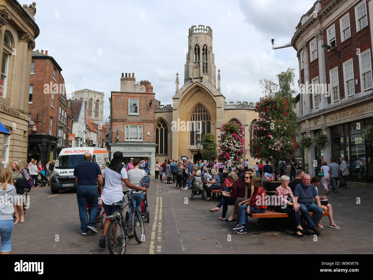 St. Helen`s square, York Stock Photo Alamy